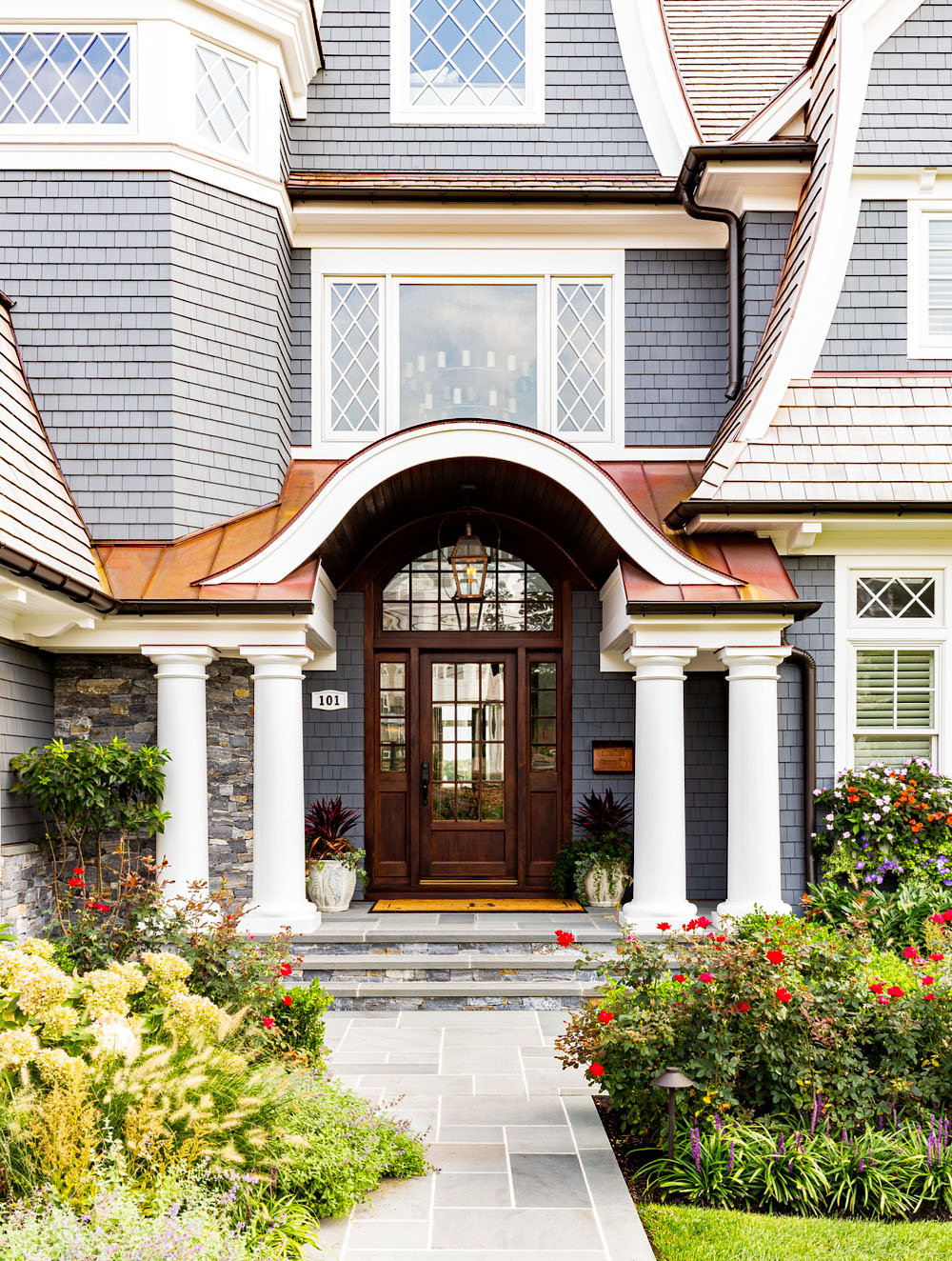 Front Entrance with Classical Columns