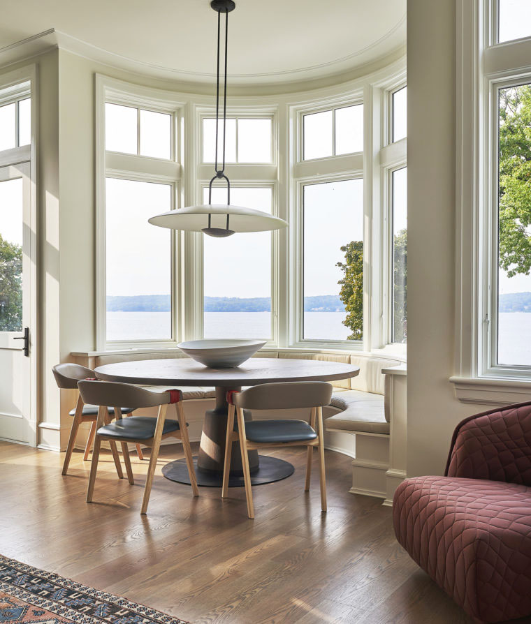 Breakfast Nook with Built-In Banquette