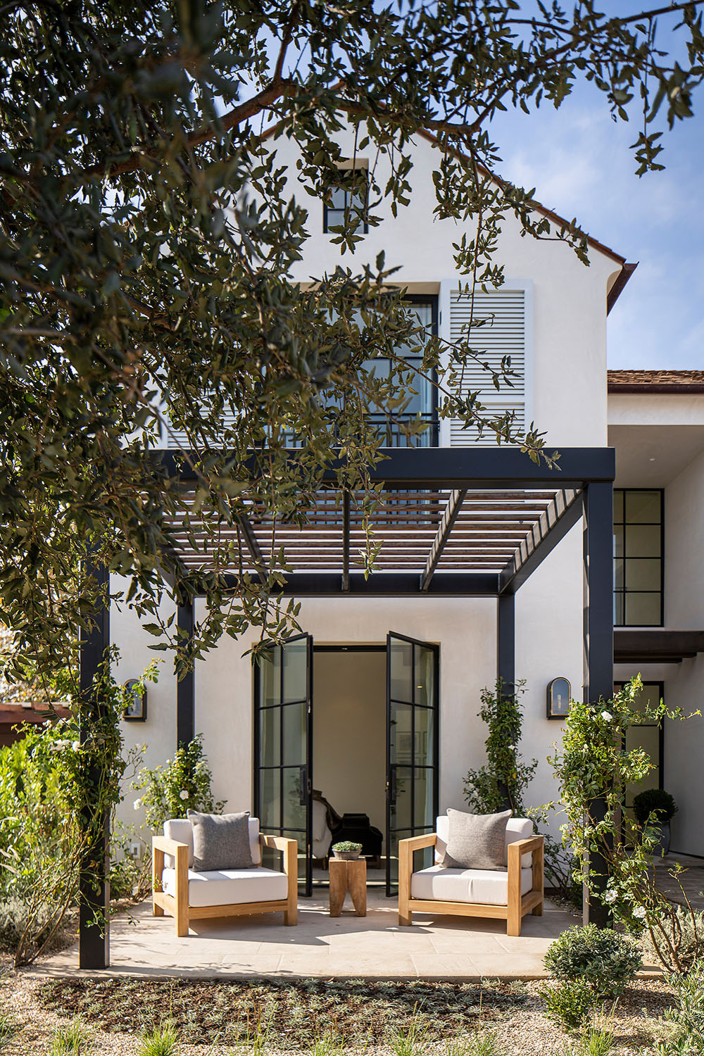 Steel and Wood Trellis