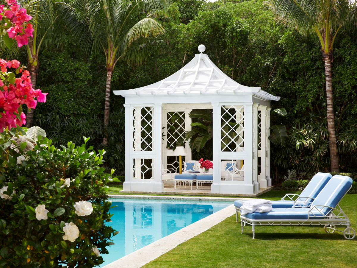 Tropical Style Poolside Cabana