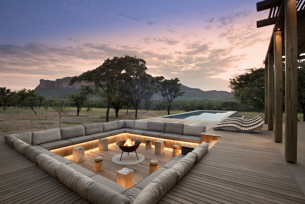 Cozy Firepit in African Wilderness