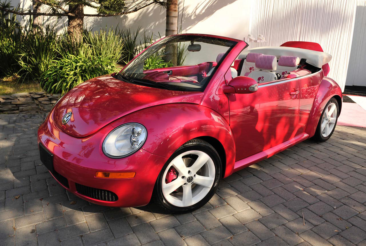 Malibu-Barbie-VW Beetle-Convertible