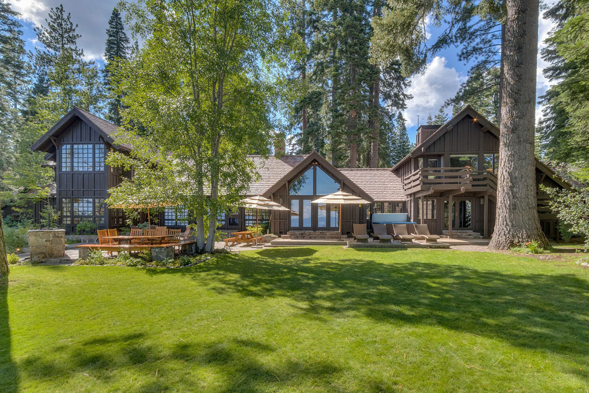 Inside Mark Zuckerberg's Rustic Lake Tahoe Waterfront Estate