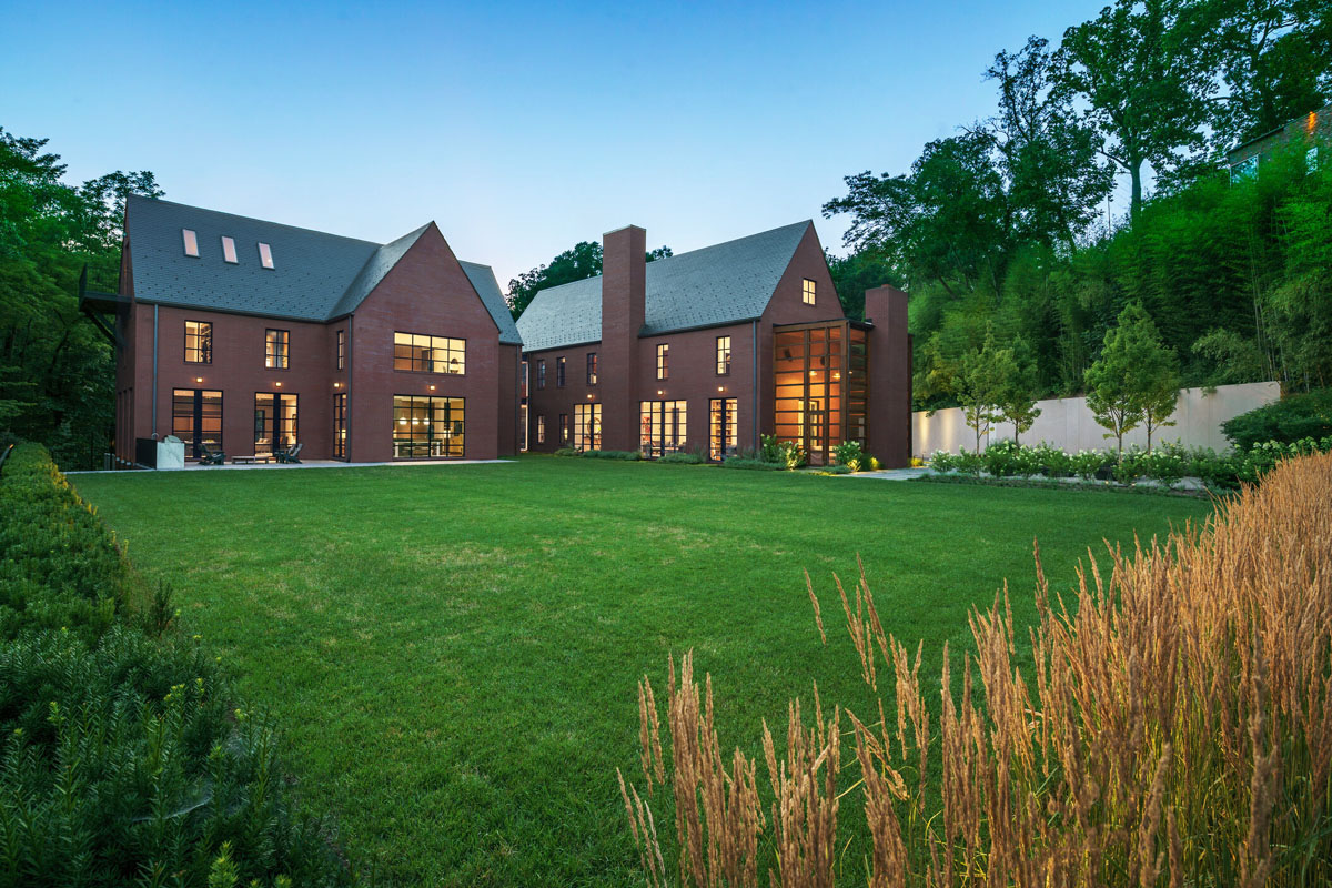 Modern Red Brick Mansion