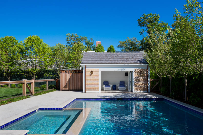 Backyard Swimming Pool and Cabana