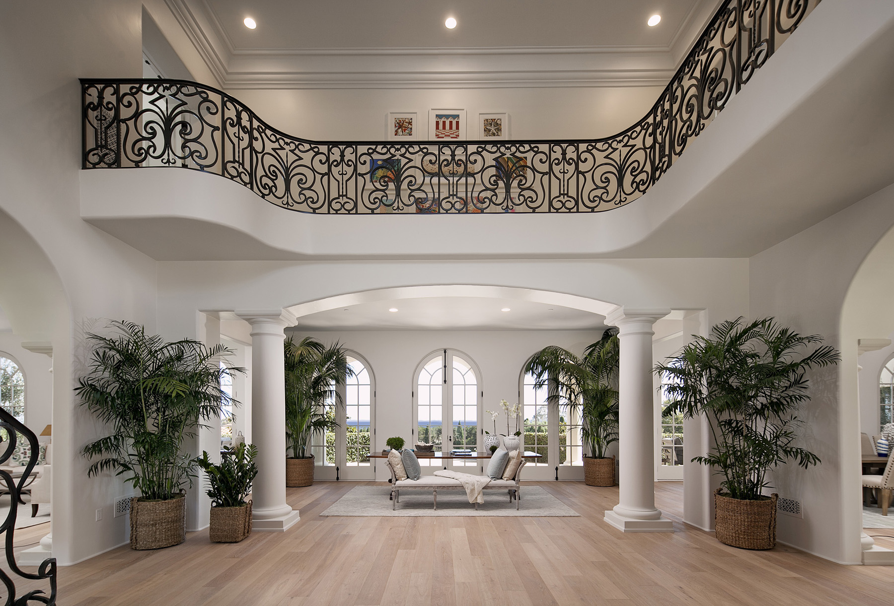 Two-Story Grand Foyer with Ocean View