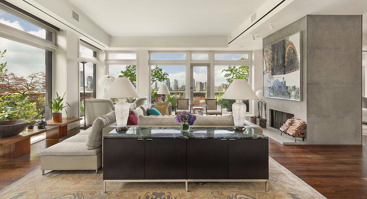 Meryl Streep New York City River Loft Penthouse Apartment4