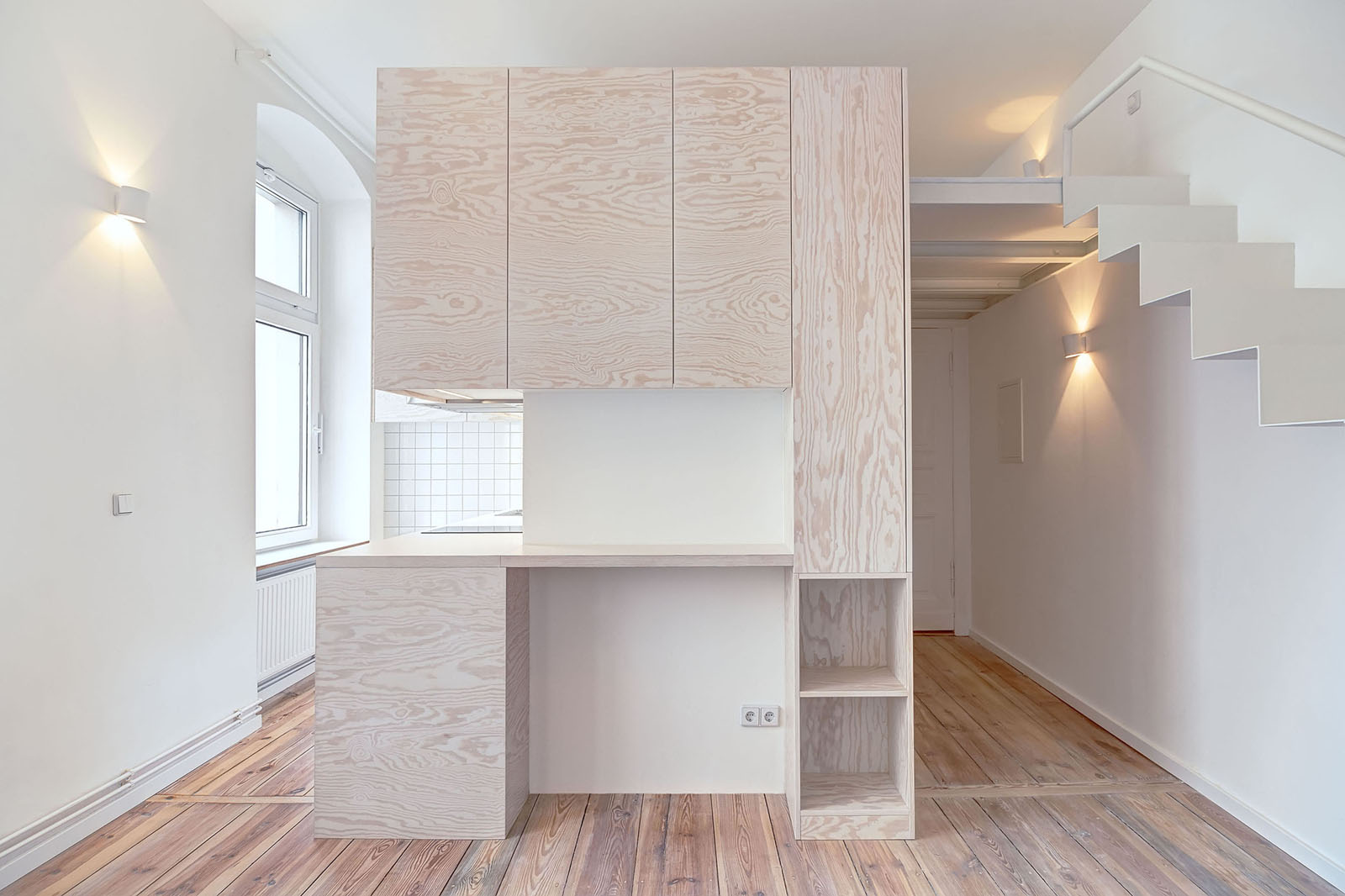 Micro Loft Apartment with Clean Design