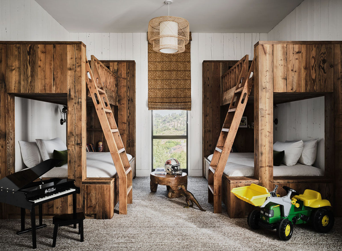 Rustic Reclaimed Wood Bunkbeds