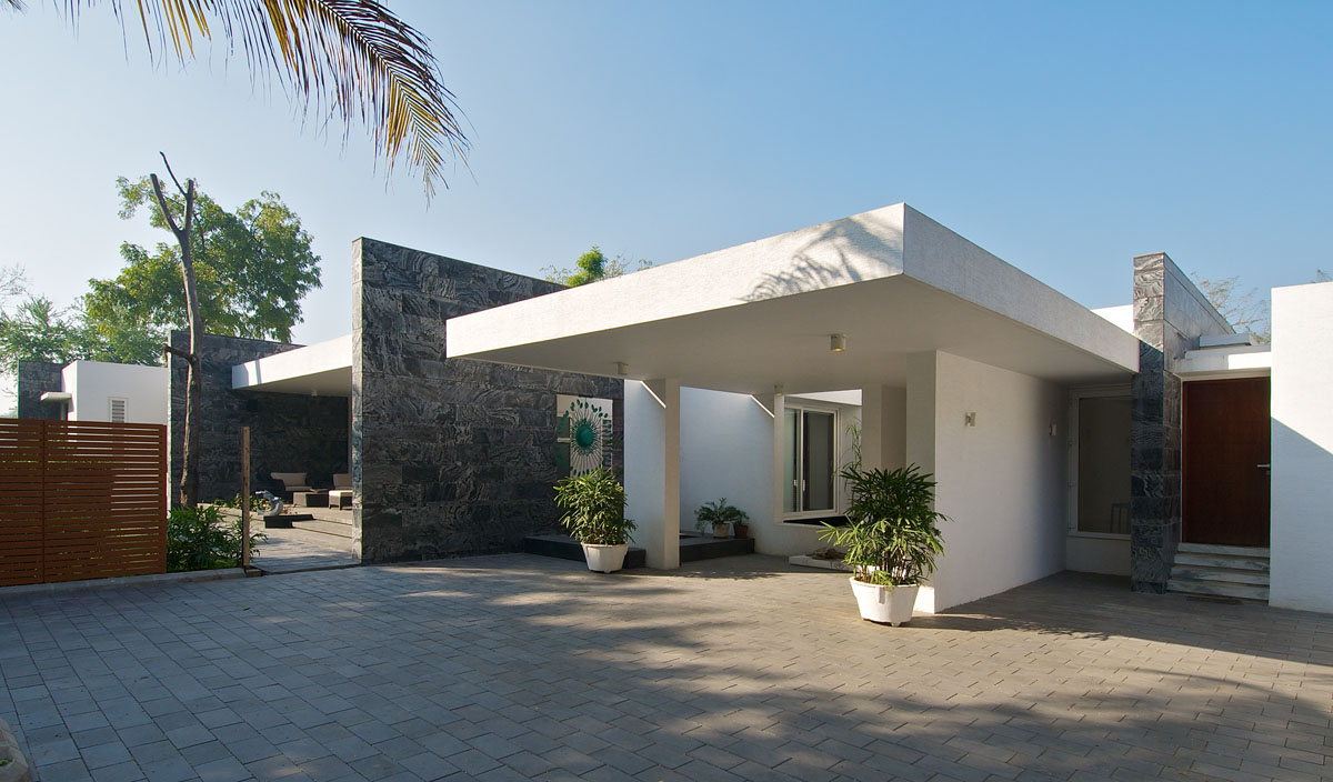 Minimalist Bungalow In India | iDesignArch | Interior ...