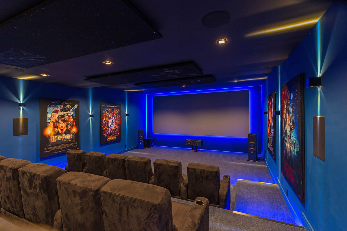 Luxury Modern Home Theater