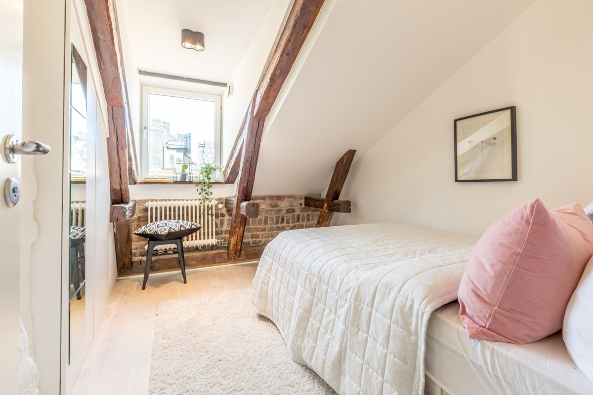 Attic Apartment Bedroom