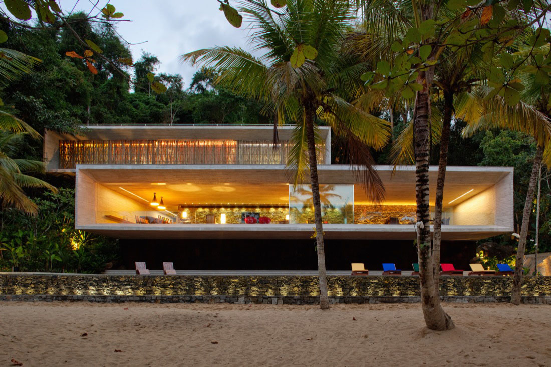 Modern Beach House On The Brazilian Coast | iDesignArch | Interior