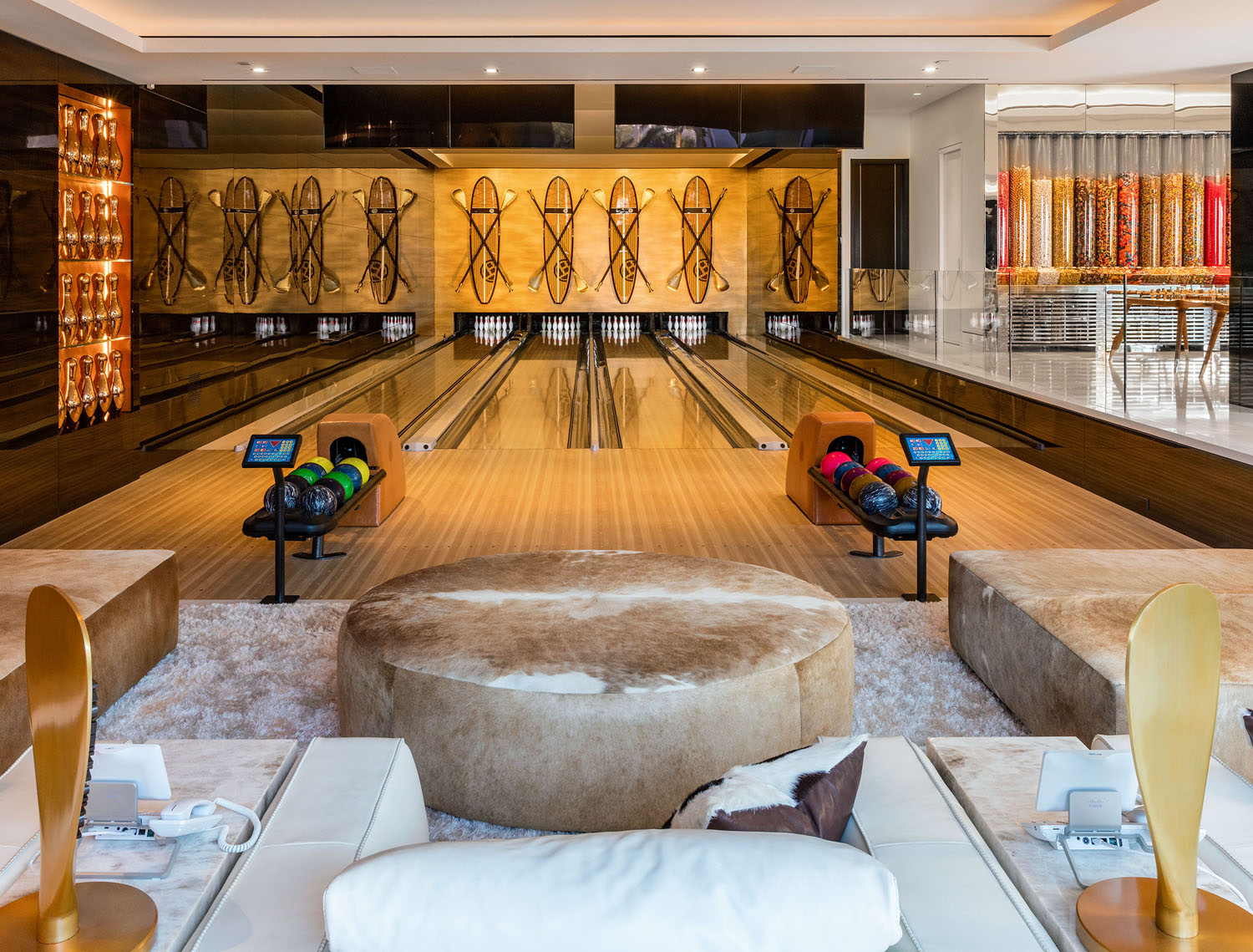 Luxury Home Bowling Gallery
