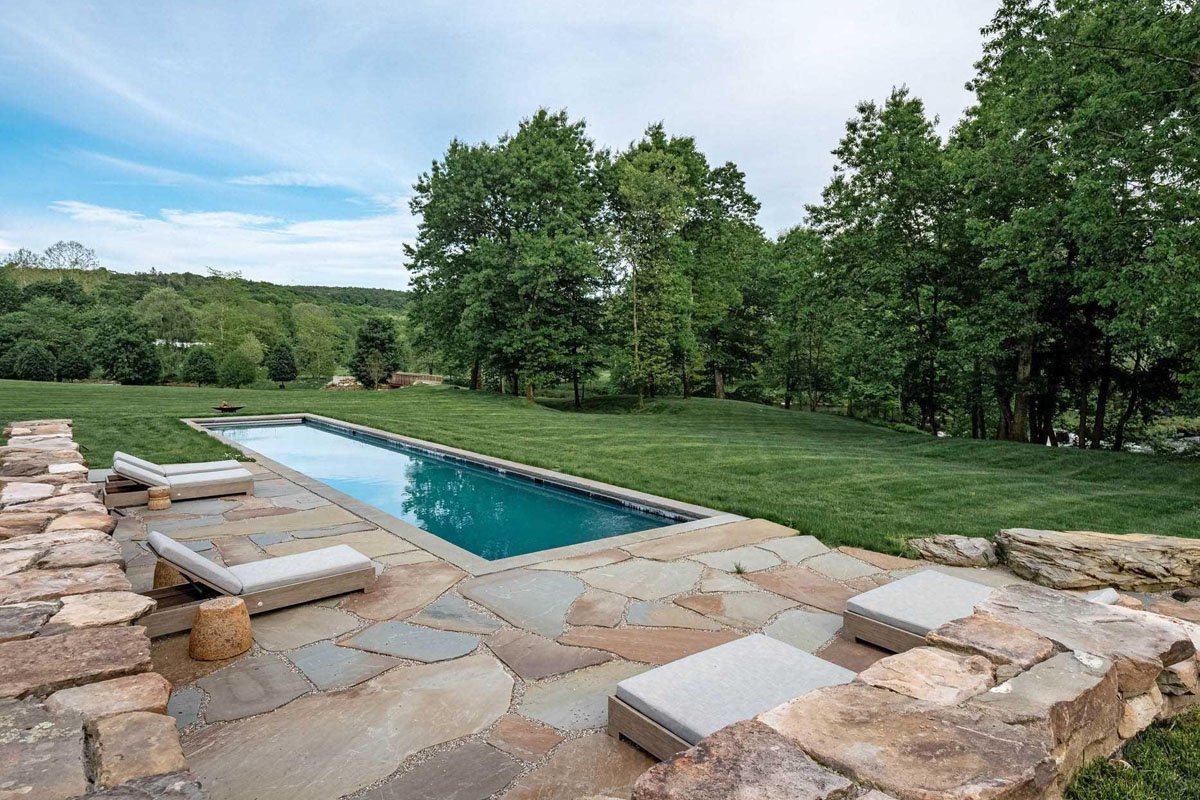 Fieldstone Patio Pool