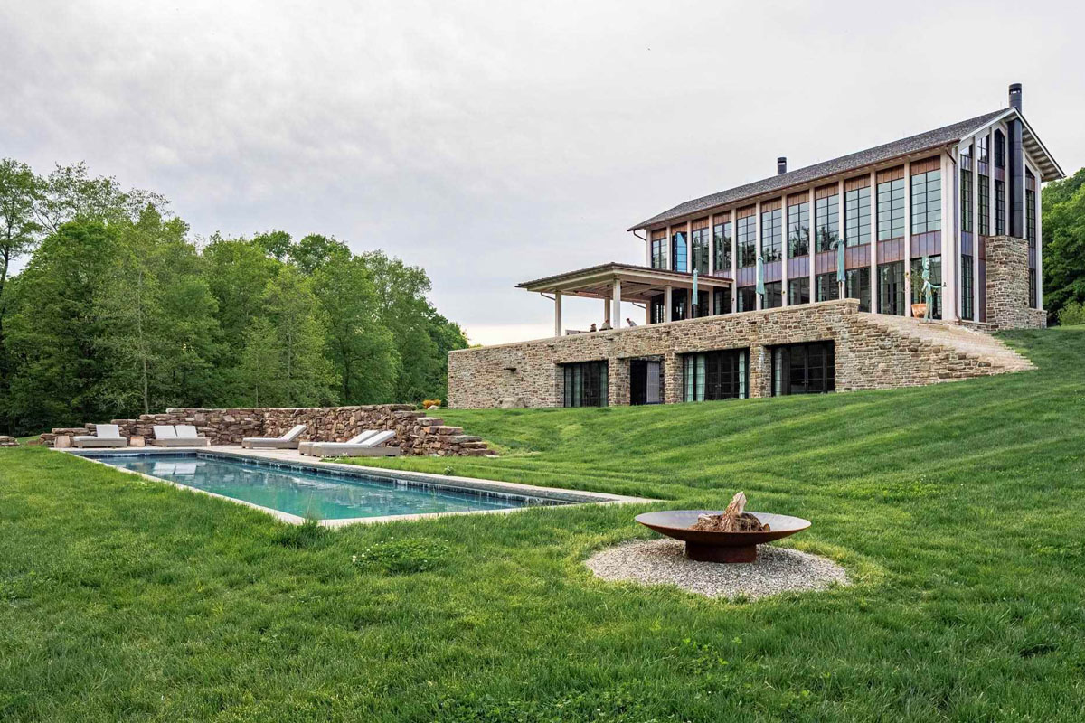 Modern Stone House