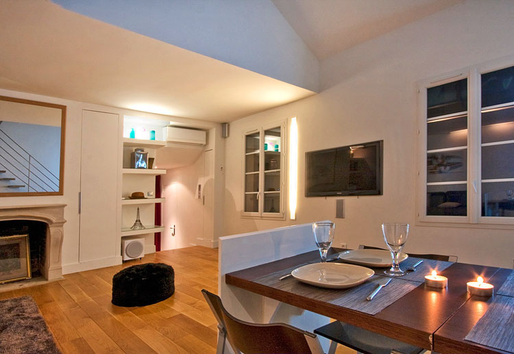 Modern Duplex Apartment Design In Paris | iDesignArch | Interior Design