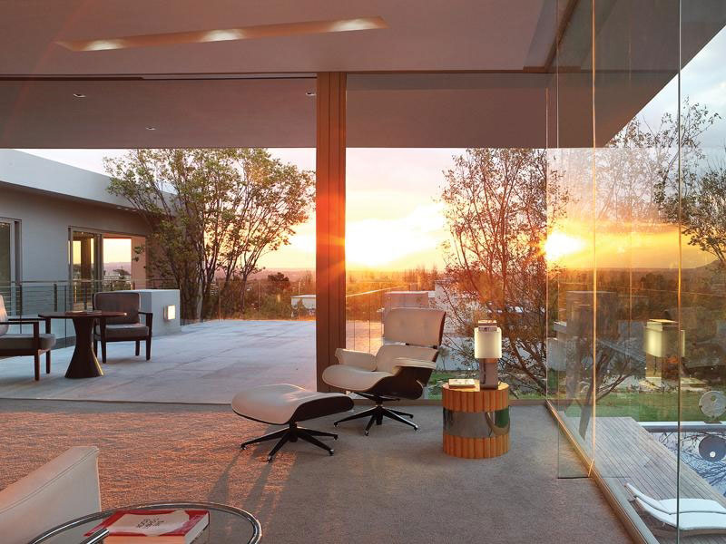 Modern Home Johannesburg at Sunset