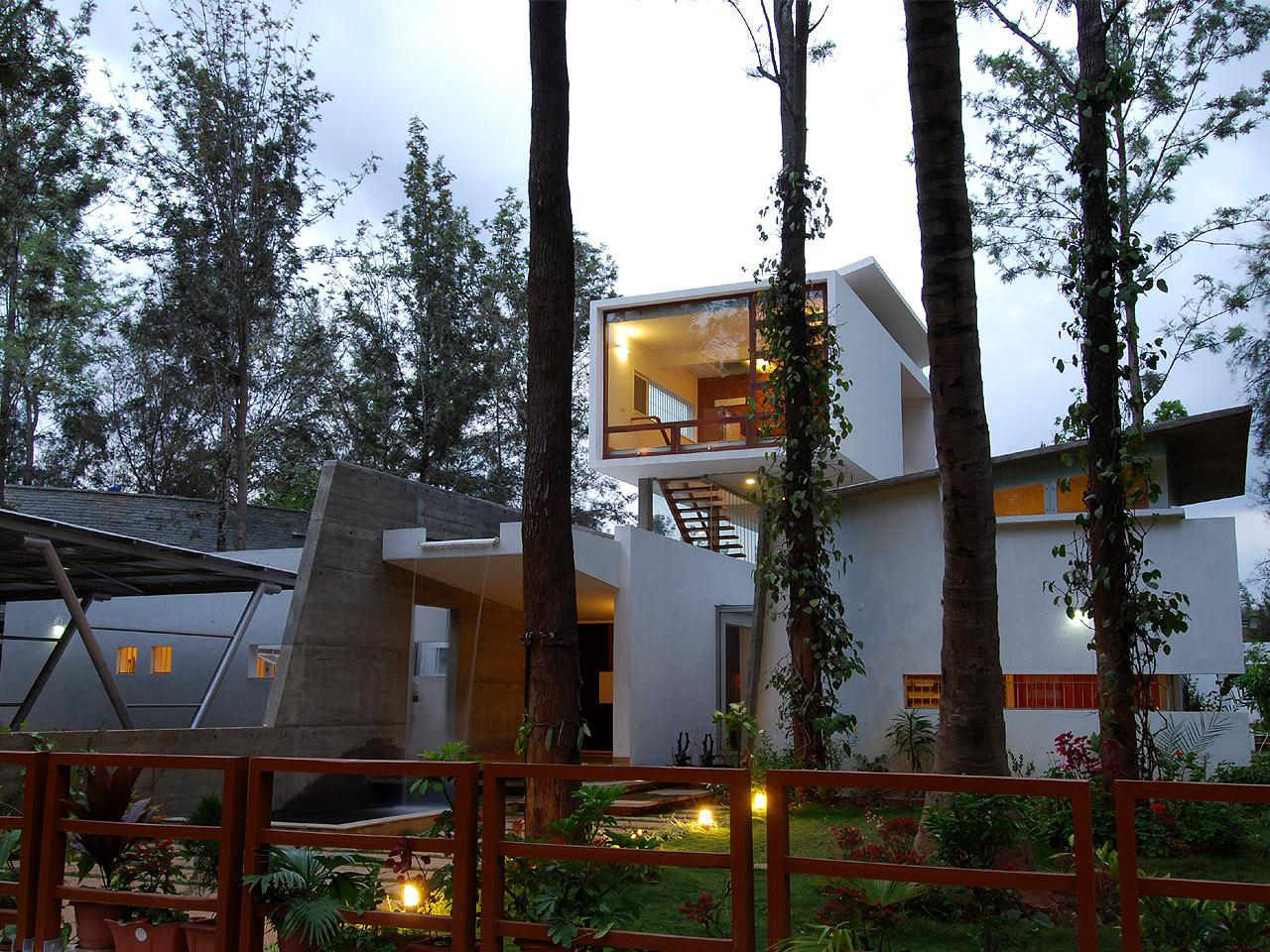 Modern Open Concept House  In Bangalore iDesignArch 