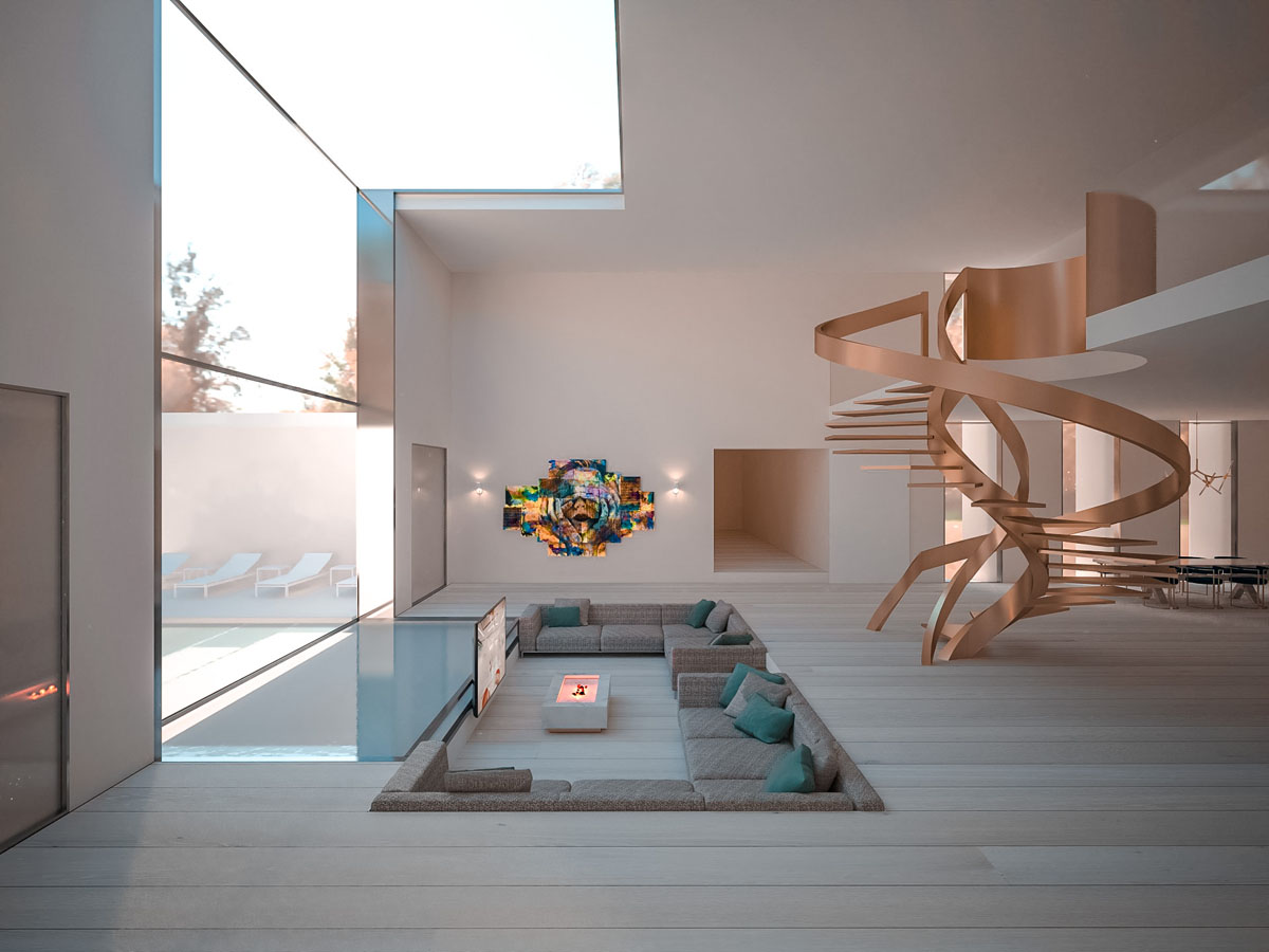 HOUSE TOUR: MINIMALIST DESIGN LETS NATURE