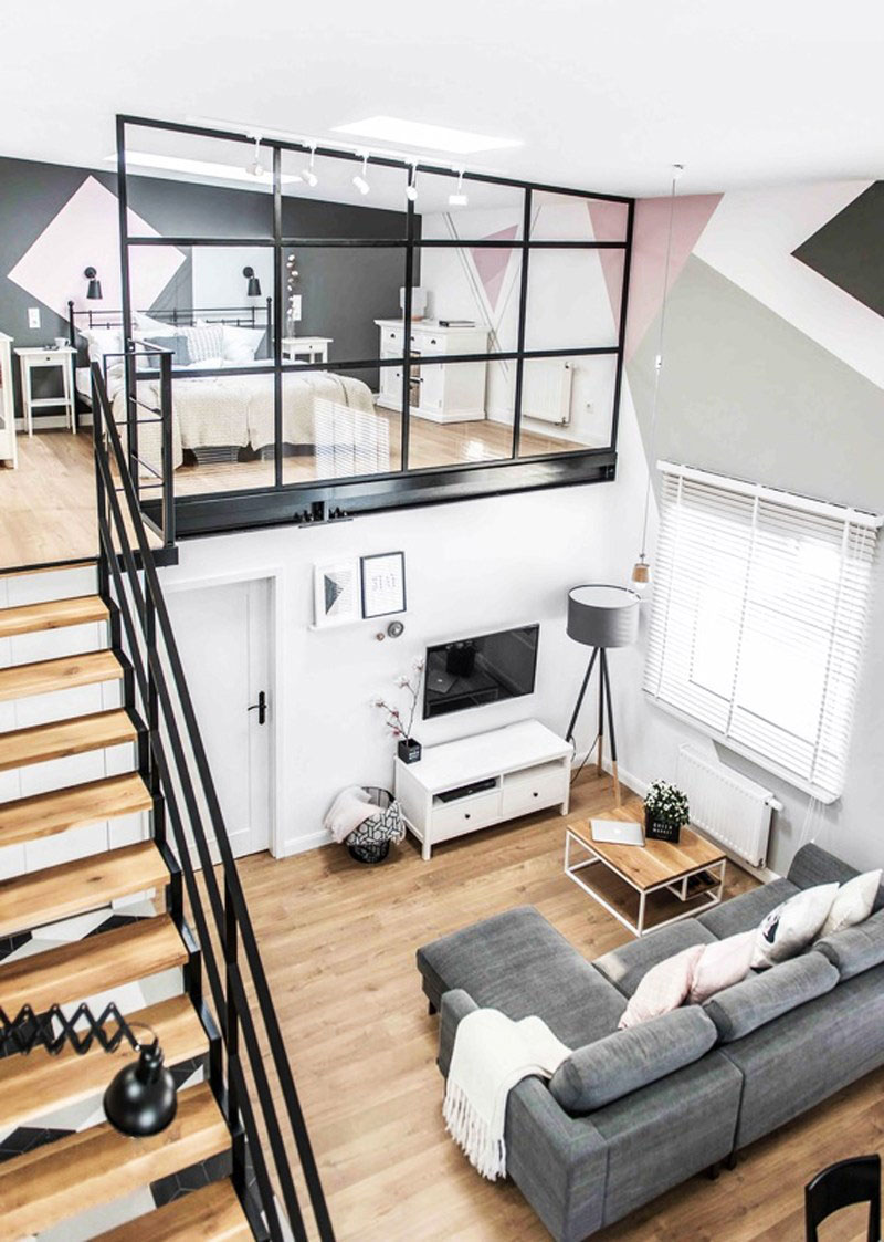 beatrice i ciotka Modern-Industrial-Loft-Apartment-Scandinavian-Interior-Design_1