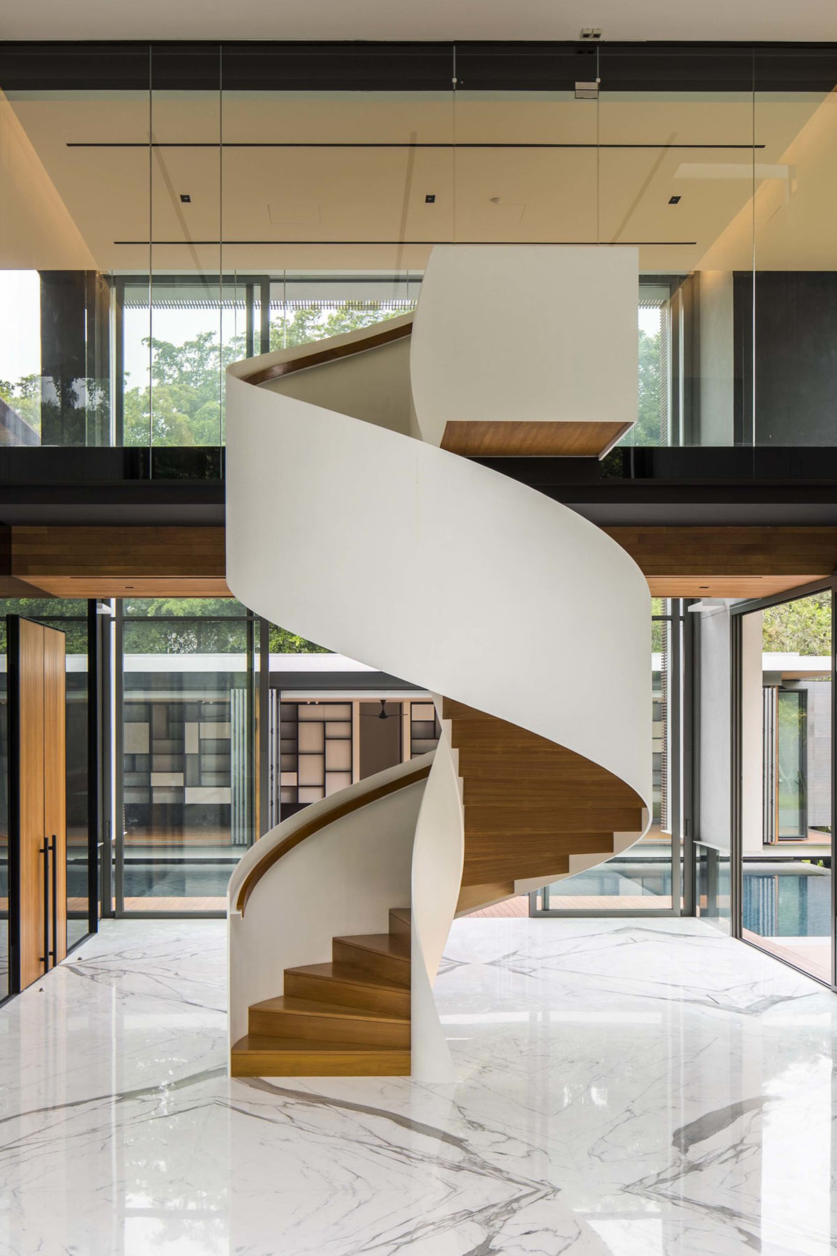 Modern Spiral Staircase