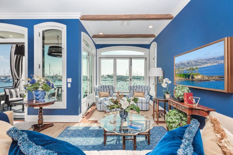 Lido Isle Luxuriously Crafted Bayfront Home with Amazing View