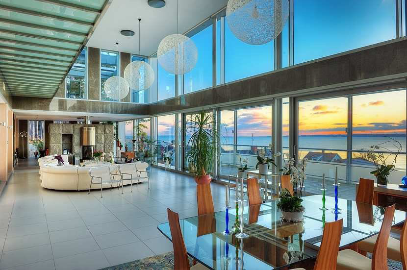 Stunning Modern Ocean  View  Home  With Open Floor Plan  