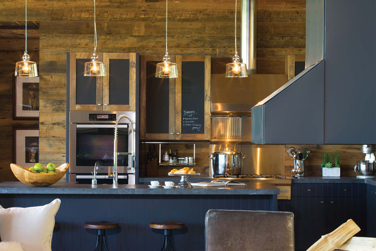 Rustic Kitchen with Modern Edge