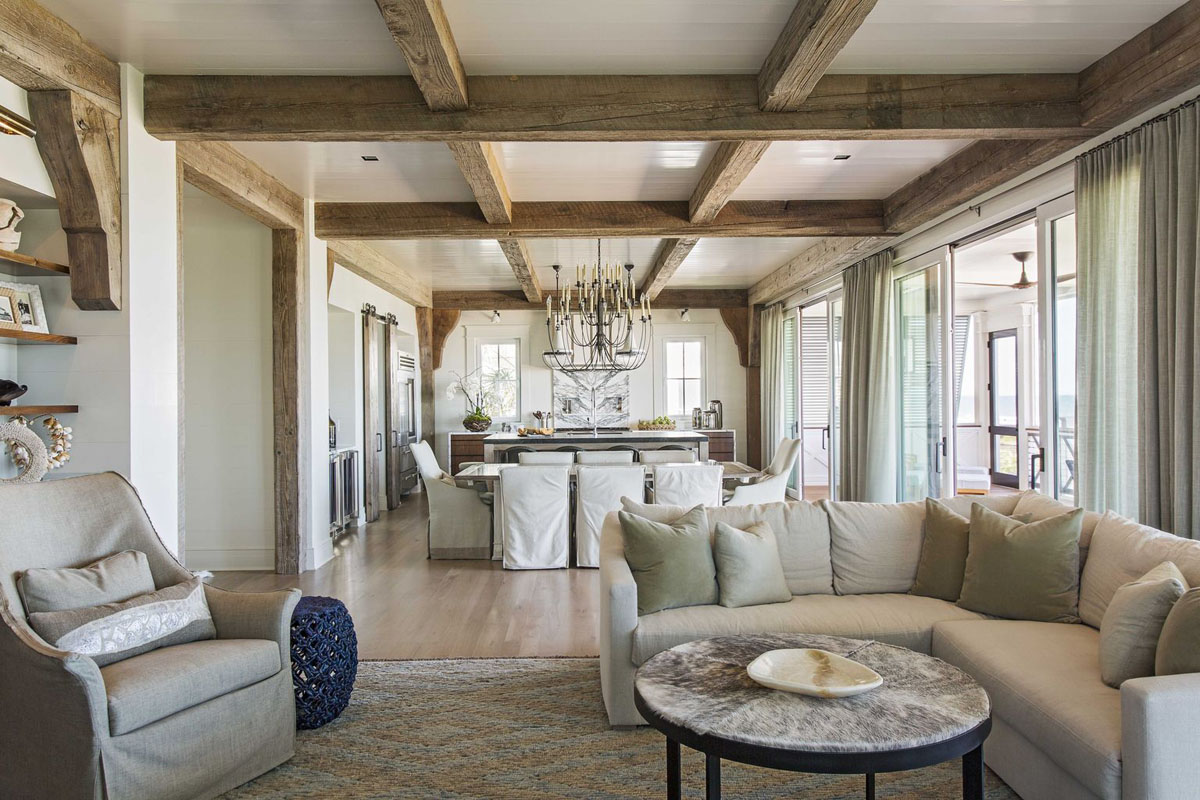 Reclaimed Wood Ceiling Beams