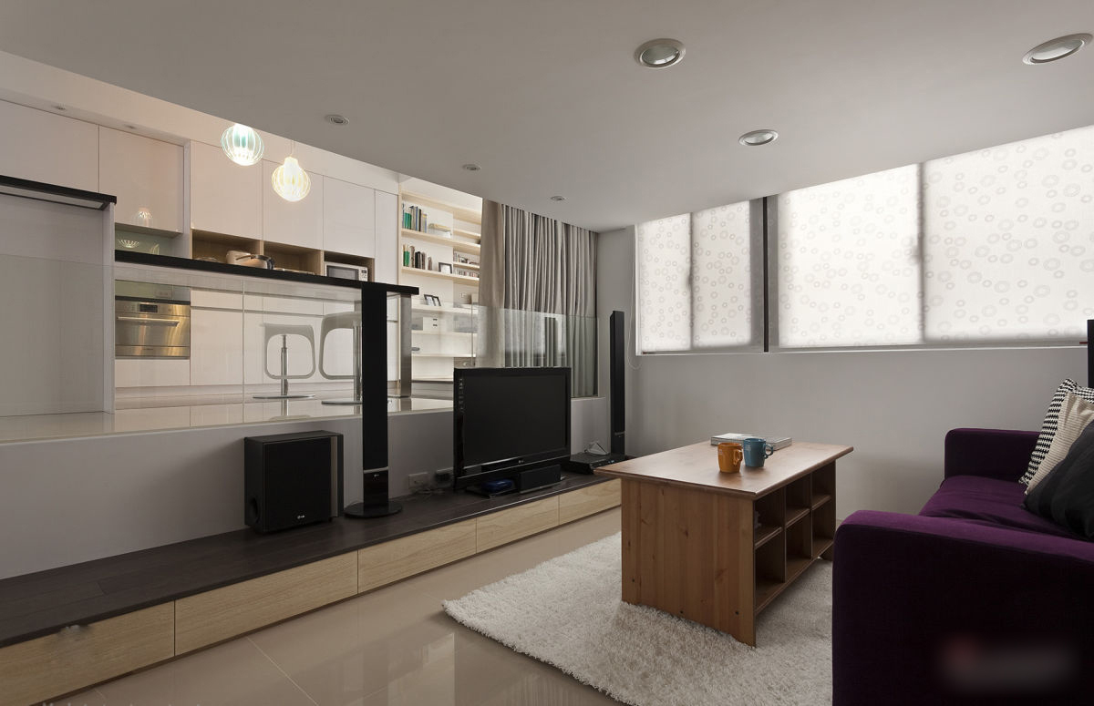 Modern Small Apartment With Open Plan And Loft Bedroom | iDesignArch