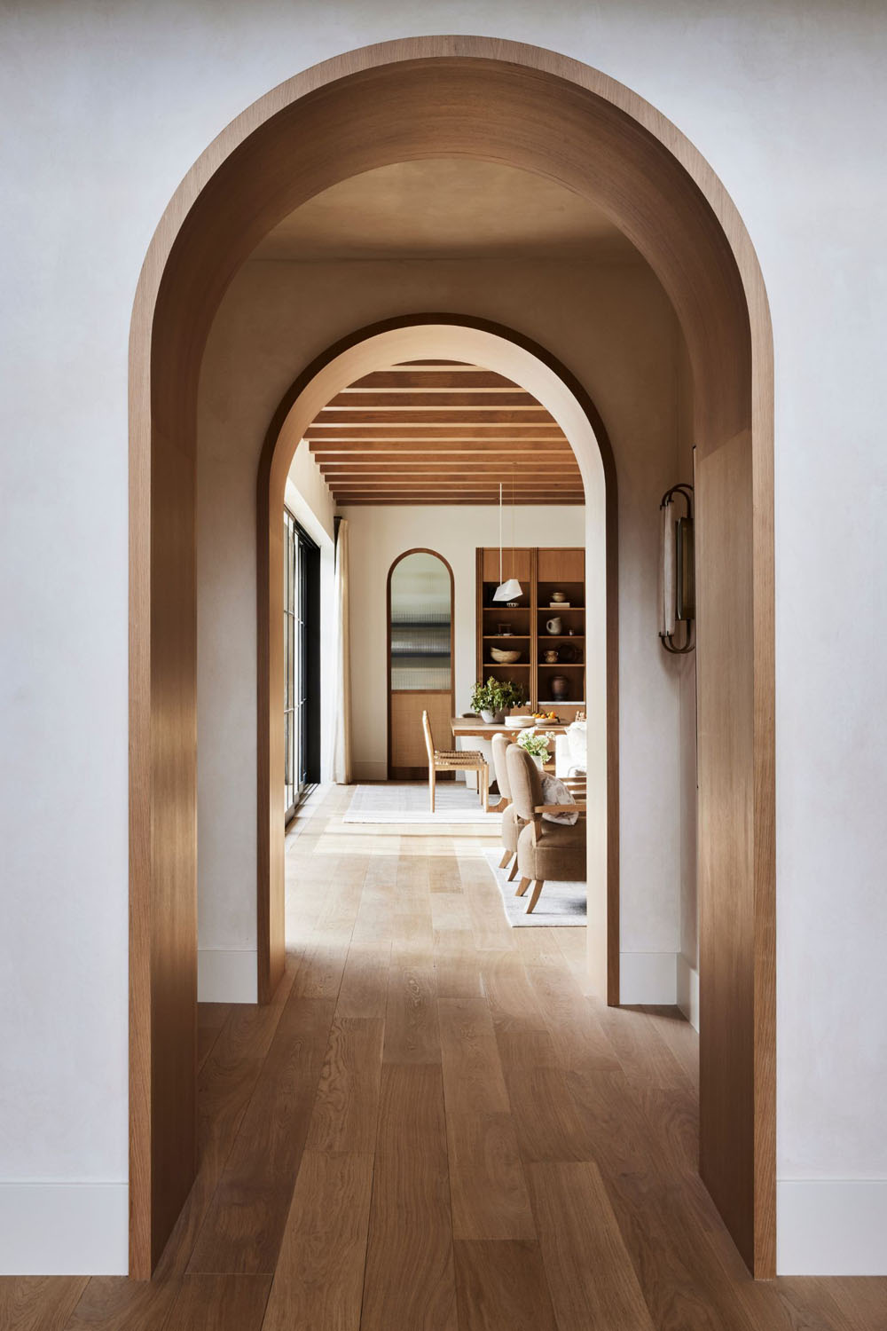 Wood Interior Archway