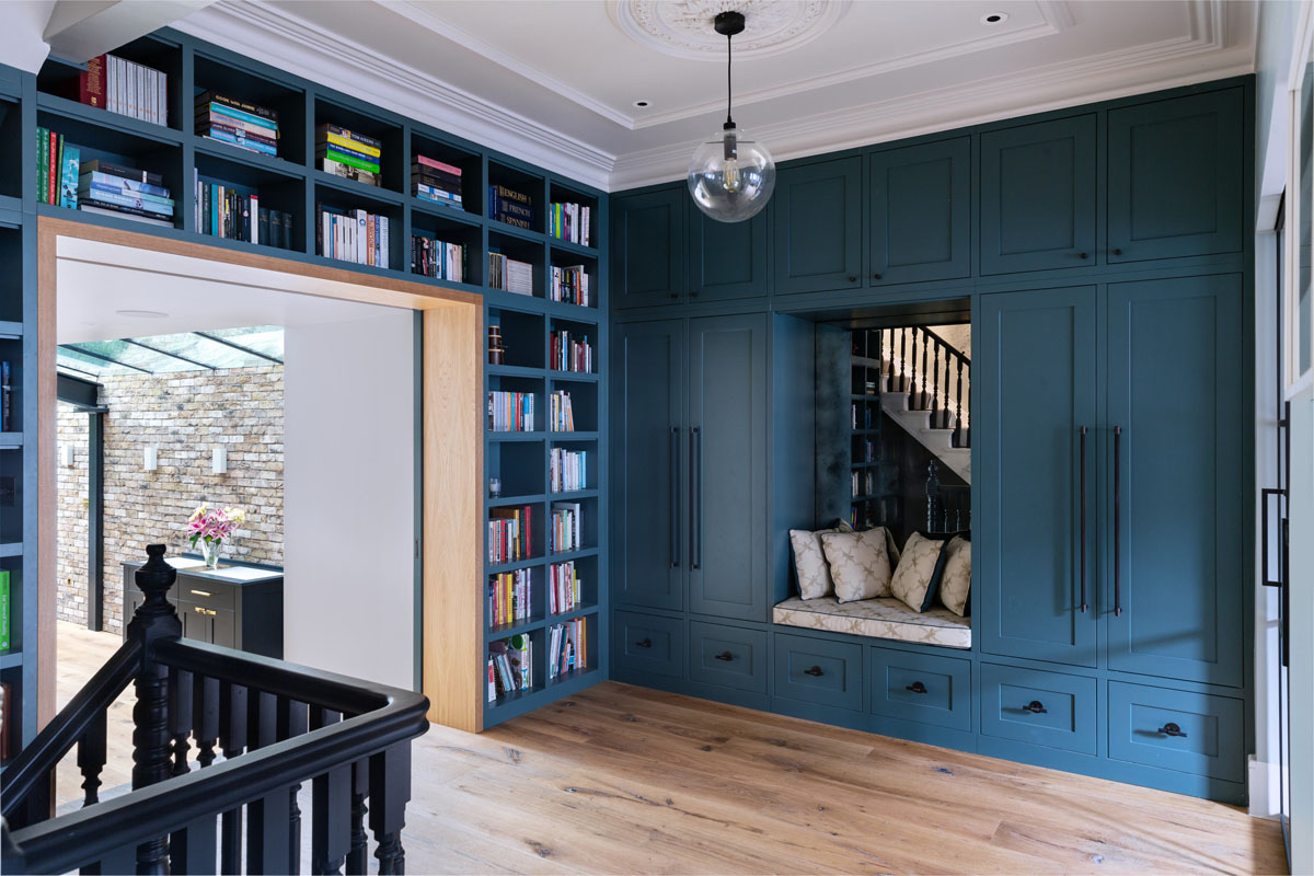 Home Library Reading Nook