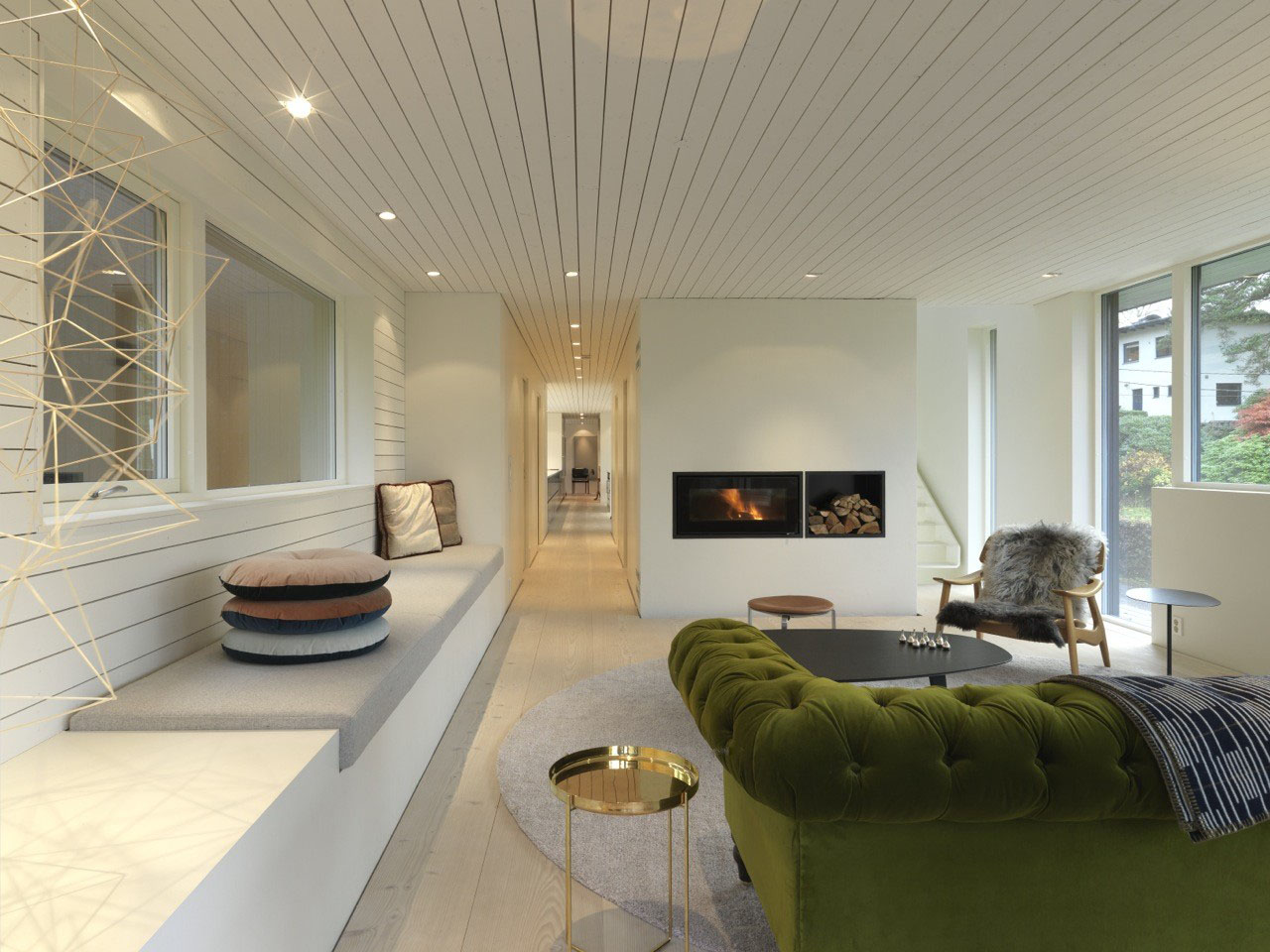 Modern Suburban Villa In Norway | iDesignArch | Interior Design