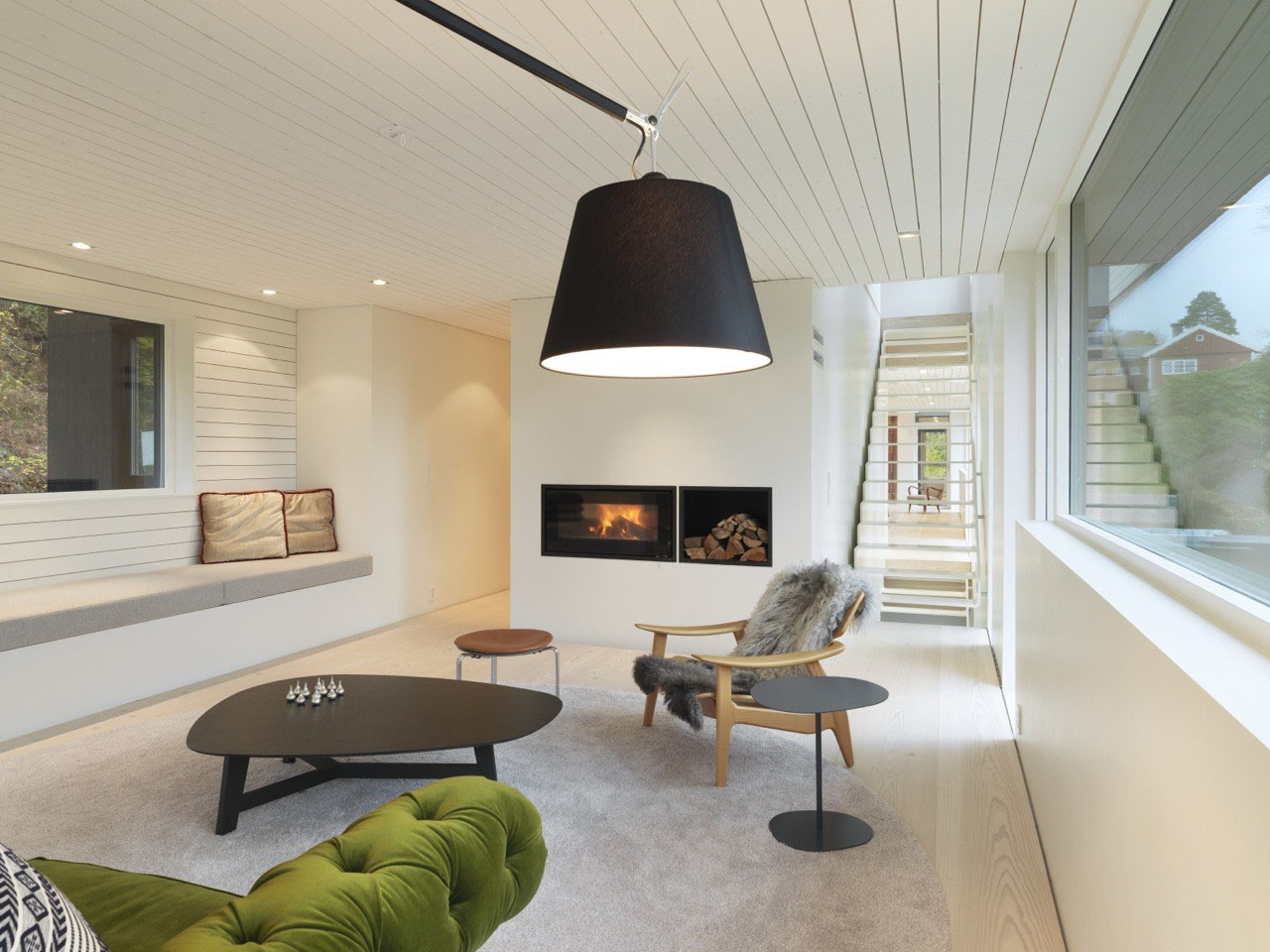 Modern Suburban Villa In Norway | iDesignArch | Interior Design