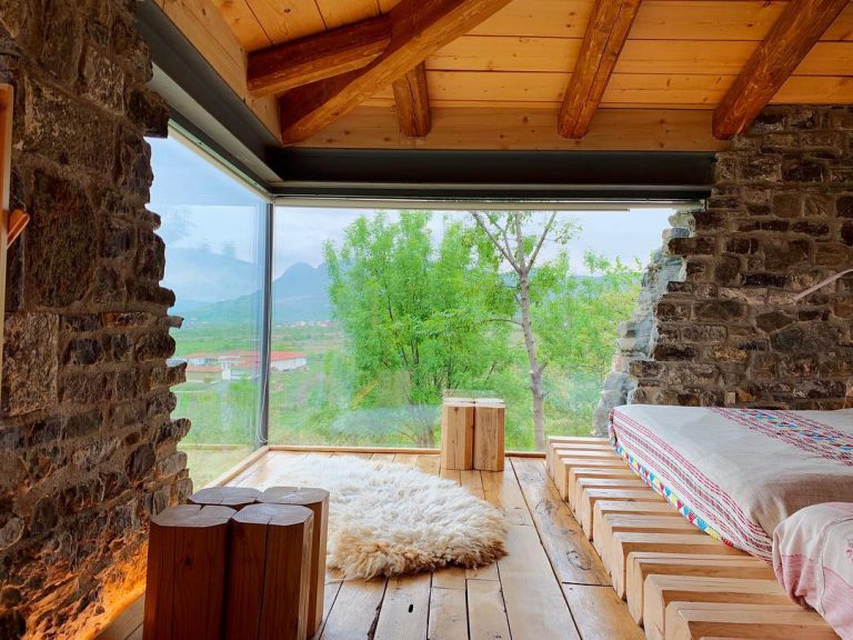 Stunning Rustic Stone House with a Modern Touch