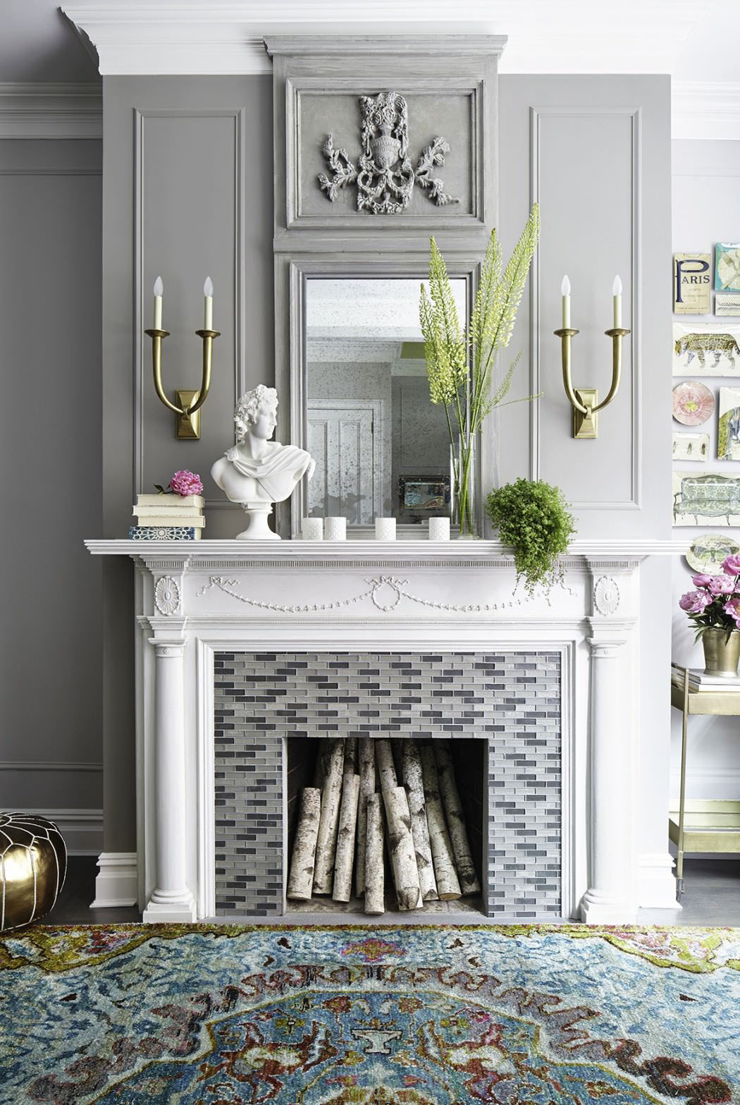 Contemporary Vintage Mantle