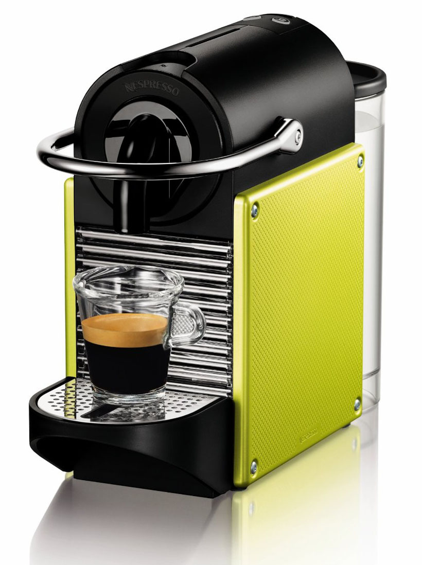 Yellow Lime Nespresso Espresso Machine 