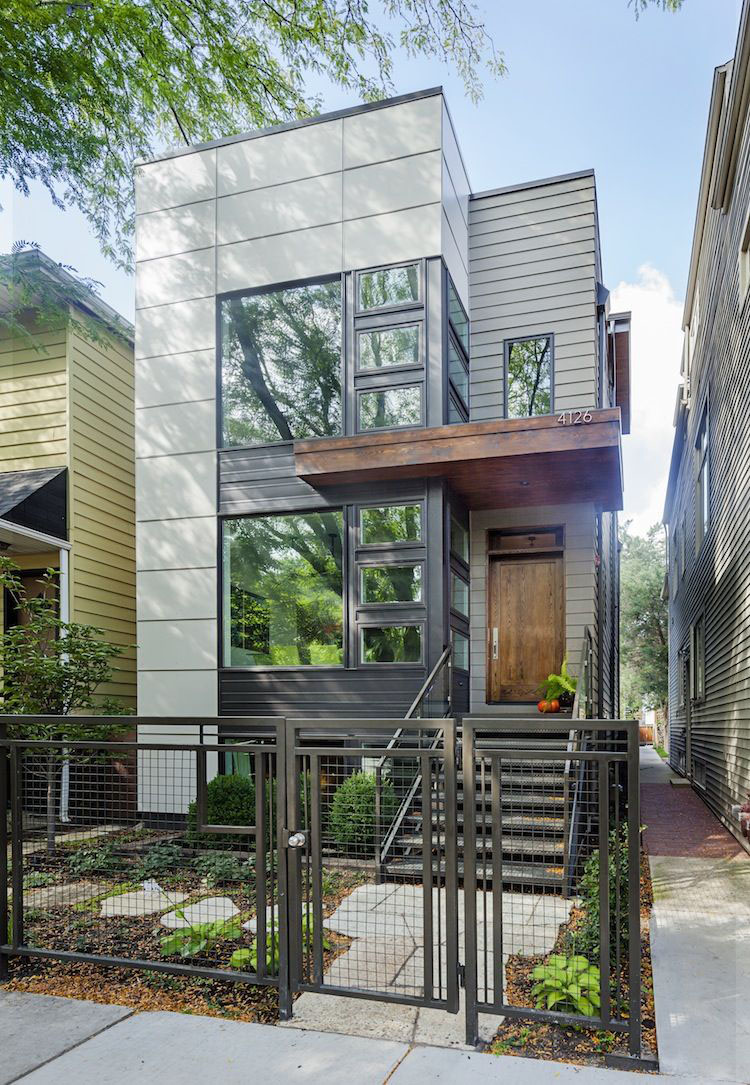 Green Home with Solar Panel