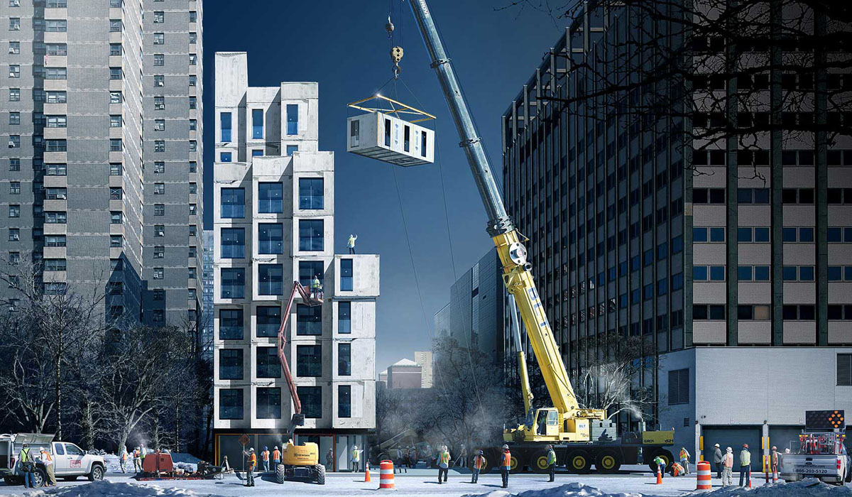 Prefab Apartment Building