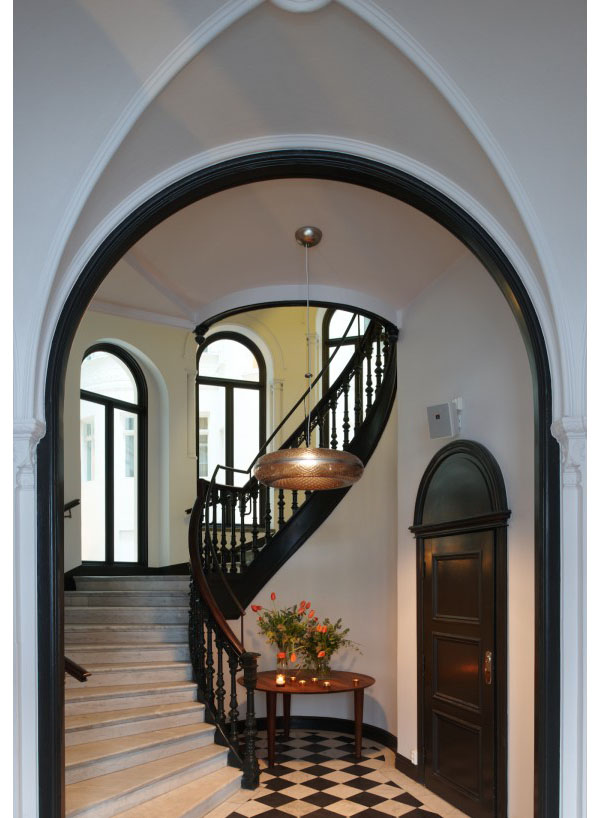 Spiral Staircase in Historical Building