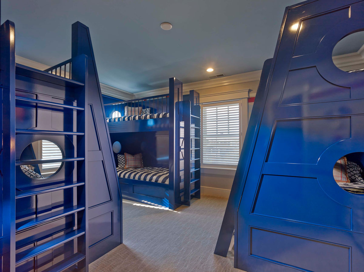 Nautical Style Bunk Bedroom