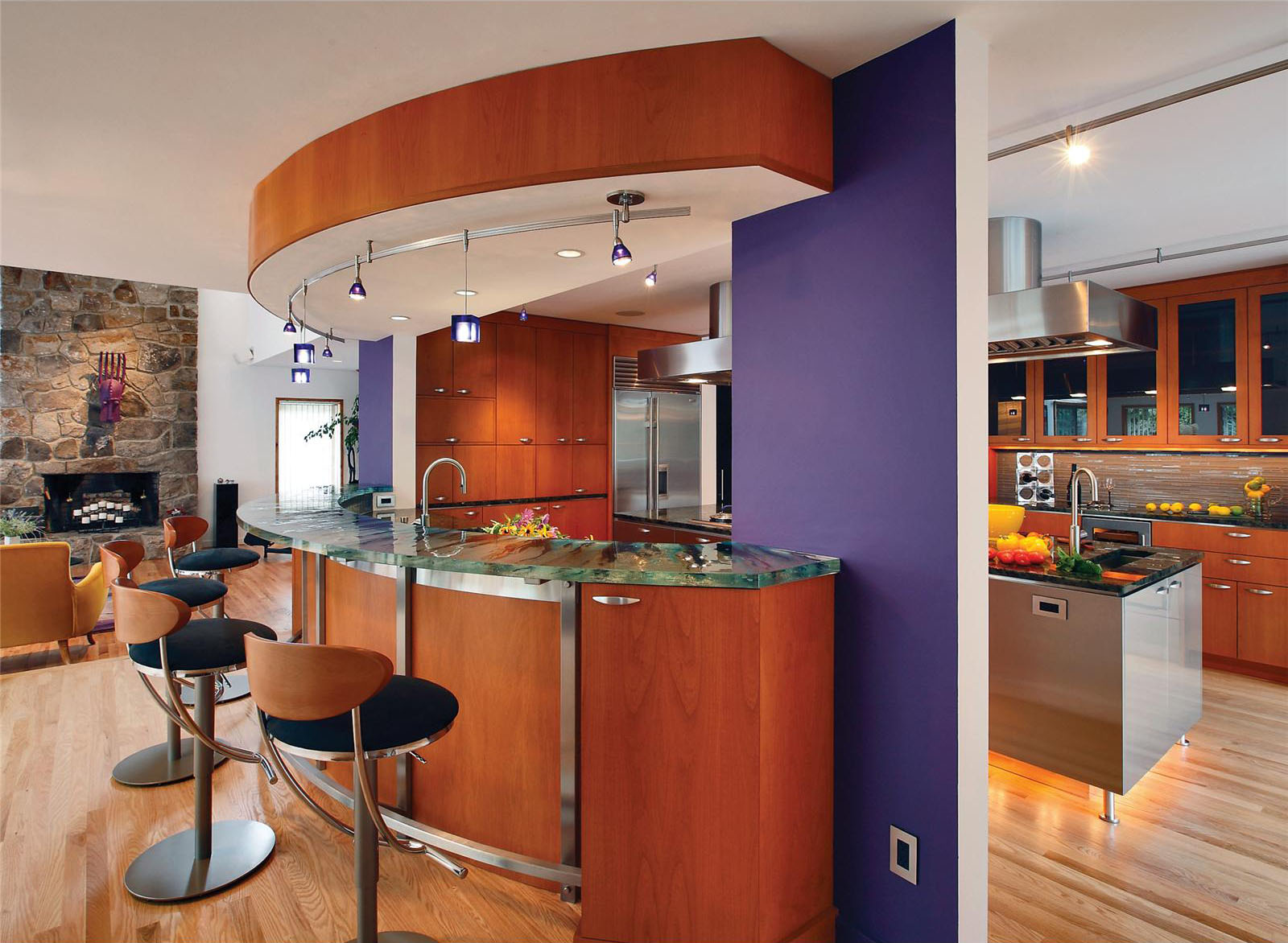 Open Contemporary Kitchen Design Ideas | iDesignArch | Interior Design ...