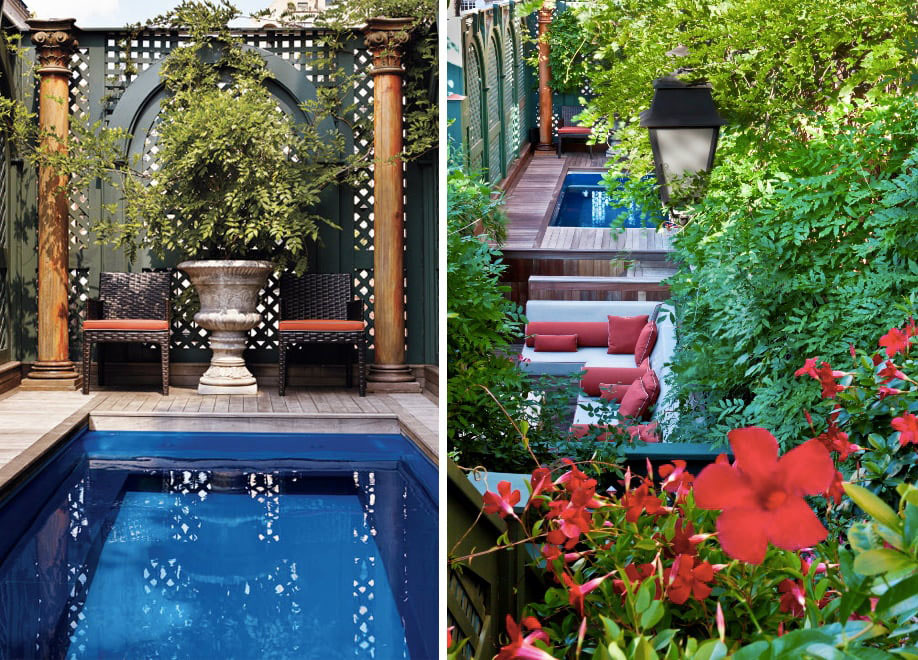 Duplex Roof Terrace Garden with Pool