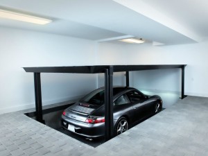 House with Car Elevator
