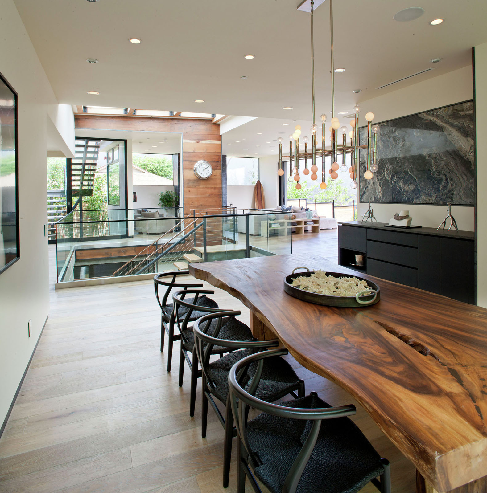 Natural Wood Dining Table