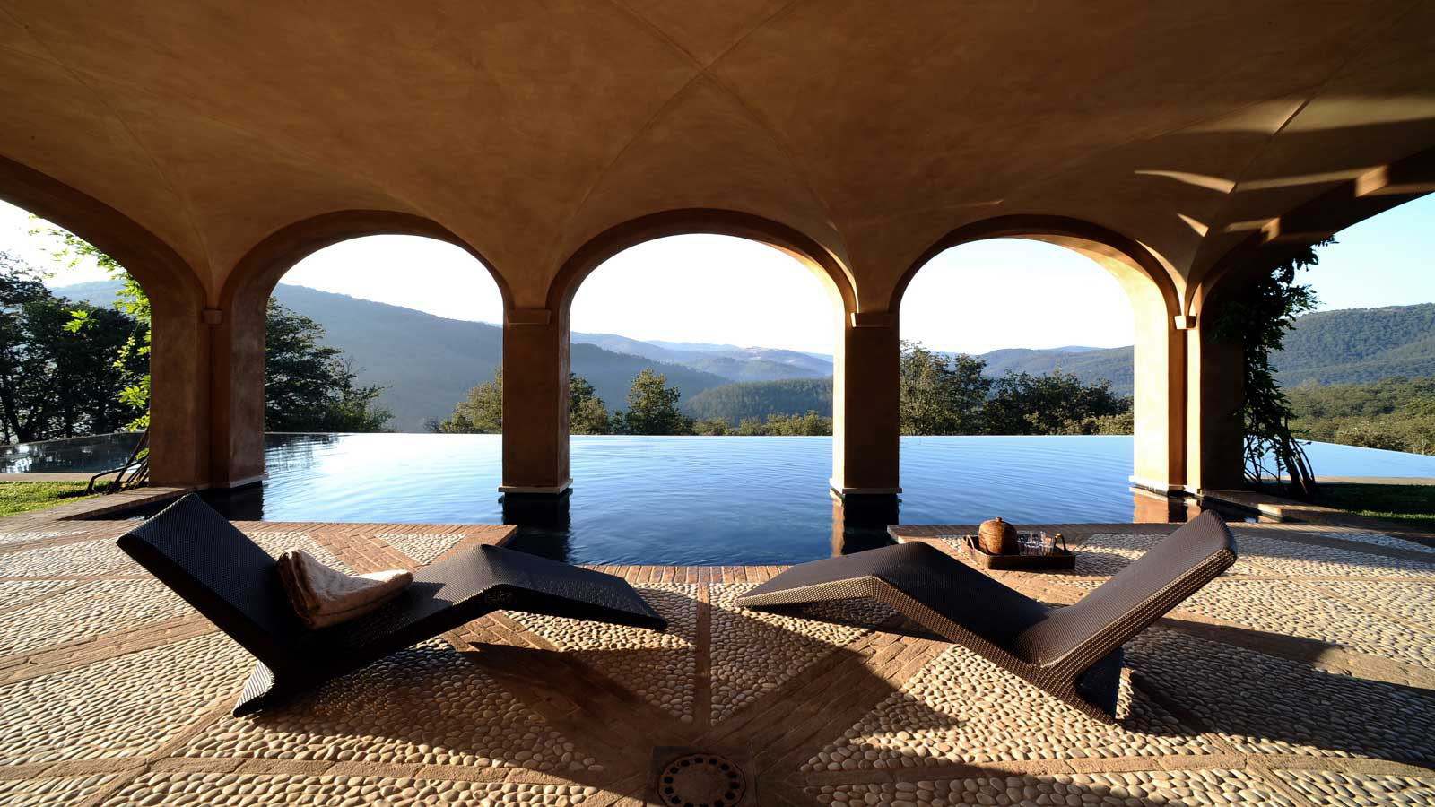 Luxury estate of Castello di Reschio in Umbria