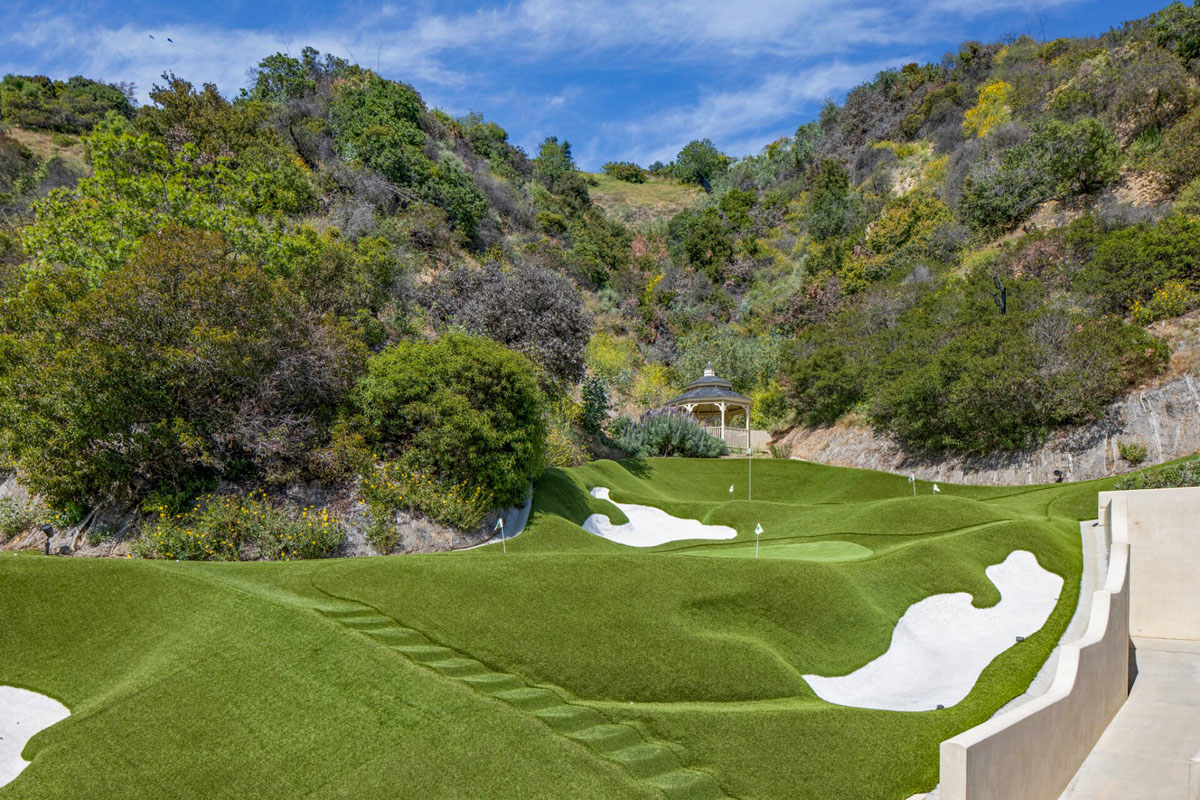 Luxury Home Mini Golf Course