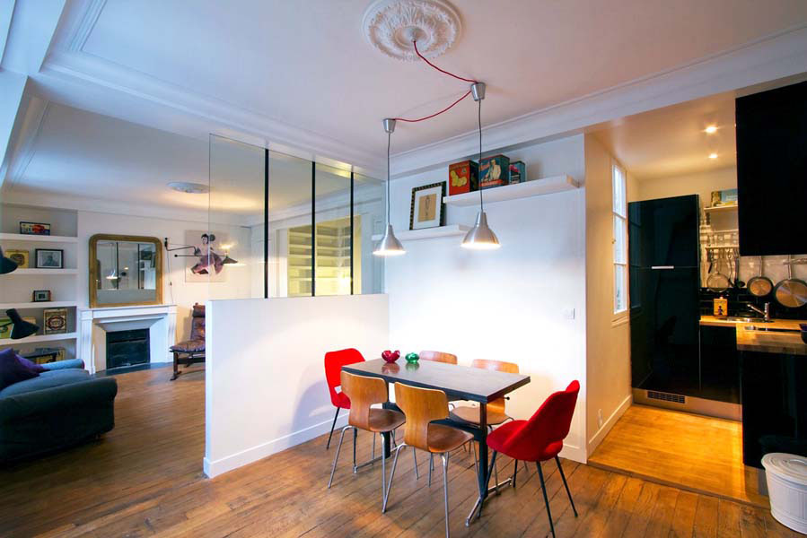 Paris Studio Apartment Merges Classic Contemporary With ...