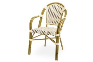 Paris Cafe Wicker Arm Chair